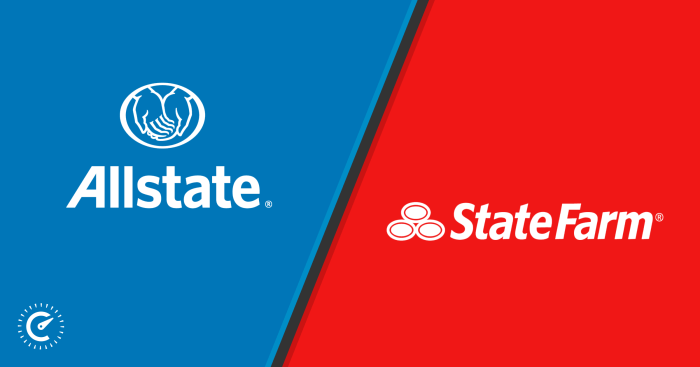 Compare State Farm and Allstate car insurance